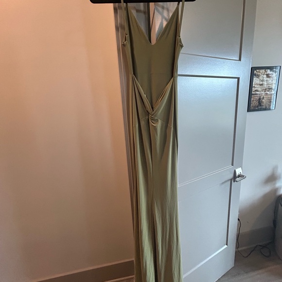 Olive Green Maxi Gown - Picture 4 of 8